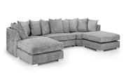 Bishop Scatterback Sofa - Platinum U Shape Corner - 332 x 200 x 200 CM 