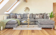 Bishop Scatterback Sofa - Platinum U Shape Corner - 332 x 200 x 200 CM 