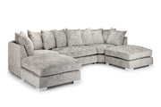 Bishop Scatterback Sofa - Truffle U Shape Corner - 332 x 200 x 200 CM 