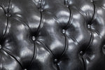 Old Bailey Chesterfield Sofa - Black 2 Seater - 173 CM 