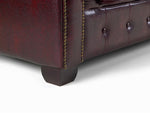 Old Bailey Chesterfield Sofa - Oxblood Red 2 Seater - 173 CM 