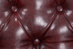 Old Bailey Chesterfield Sofa - Oxblood Red Armchair - 110 CM 