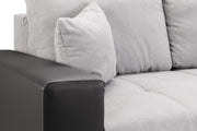 Andes Sofabed - Black/Grey Left Hand Facing Corner - 239 x 140 CM 