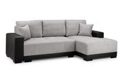 Andes Sofabed - Black/Grey Right Hand Facing Corner - 239 x 140 CM 