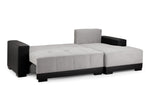 Andes Sofabed - Black/Grey Right Hand Facing Corner - 239 x 140 CM 