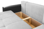 Andes Sofabed - Black/Grey Right Hand Facing Corner - 239 x 140 CM 