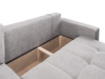 Andes Sofabed - Grey Left Hand Facing Corner - 239 x 140 CM 