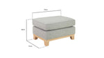 Kors Footstool - Grey 