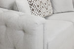 Grace Footstool - Light Grey 
