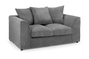 Amsterdam Jumbo Sofa - Grey 2 Seater - 145 CM 
