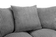 Amsterdam Jumbo Sofa - Grey 3+2 Set - 174 x 145 CM 