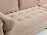 Fuji Sofa - Plush Beige 2 Seater 