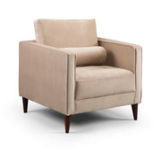 Fuji Sofa - Plush Beige Armchair 