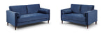 Fuji Sofa - Plush Blue 3+2 Set 