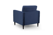 Fuji Sofa - Plush Blue Armchair 