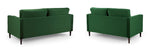 Fuji Sofa - Plush Green 3+2 Set 