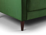 Fuji Sofa - Plush Green 4 Seater 