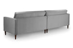 Fuji Sofa - Plush Grey 4 Seater 