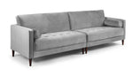 Fuji Sofa - Plush Grey 4 Seater 