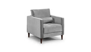 Fuji Sofa - Plush Grey Armchair 