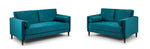 Fuji Sofa - Plush Teal 3+2 Set 