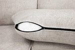 Lily Sofa - Cream Large Corner - 237 x 237 cm 