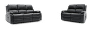 Grosvenor Electric Recliner Sofa - Black 3+2 Set