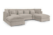 Knightsbridge Sofa - Beige U Shape Corner - 330 x 200 x 200 CM 