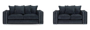 Midas Sofa - Charcoal 3+2 Set - 196 x 166 CM