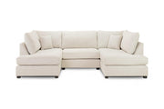 London Sofa - Beige U Shape Corner - 281 x 158 x 158 CM 