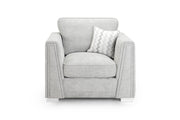 Olivia  Sofa - Grey Armchair - 106 CM