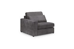 Kylie Modular Sofa - Grey Left Hand Arm Piece - 110 CM 