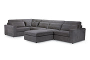 Kylie Modular Sofa - Grey Right Hand Arm Piece - 110 CM 