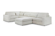 Kylie Modular Sofa - Ivory Right Hand Arm Piece - 110 CM 