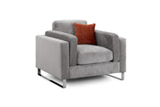 Surrey Sofa - Grey Armchair - 115 CM 