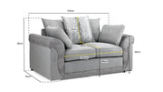 Lawson Sofa - Grey 2 Seater 