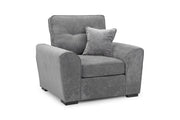 Maxwell Sofa - Grey Armchair - 110 CM 