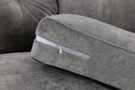 Maxwell Sofa - Grey Armchair - 110 CM 