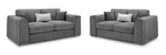 Naples Sofa - Grey 3+2 Set - 216 x 195 CM 