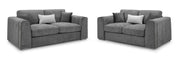 Naples Sofa - Grey 3+2 Set - 216 x 195 CM 