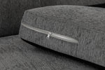 Naples Footstool - Grey - 96 CM 