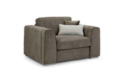 Naples Sofa - Mocha Armchair - 140 CM 