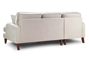 Valerie Sofa - Plush Beige Left Hand Facing Corner - 215 x 160 CM