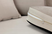 Valerie Sofa - Plush Beige Right Hand Facing Corner - 215 x 160 CM