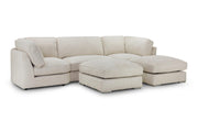 Jenga Sofa - Sofa Beige U Shape Corner - 330 x 200 x 200 cm 