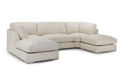 Jenga Sofa - Sofa Beige U Shape Corner - 330 x 200 x 200 cm 