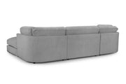 Jenga Sofa - Sofa Grey U Shape Corner - 330 x 200 x 200 cm 