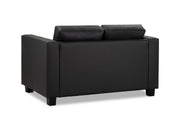 Archie Sofa - Black 2 Seater - 140 CM 