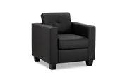 Archie Sofa - Black Armchair - 87 CM 