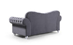 Elegance Sofa - Grey 2 Seater 